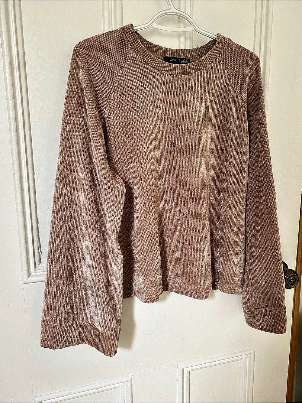 Dex Ribbed Crew Neck Sweater Size Large - Picture 4 of 7